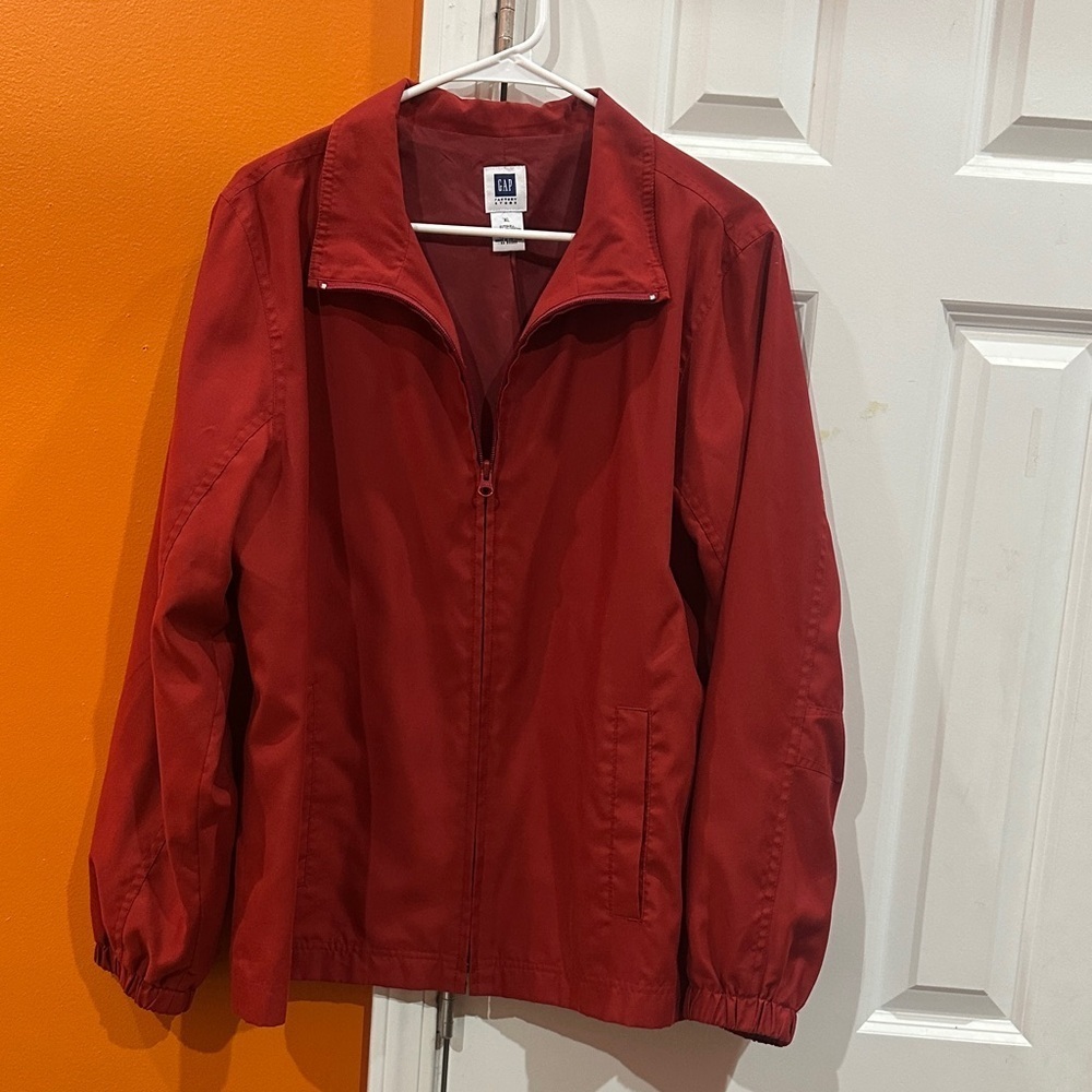 NWOT GAP Factory Women's Utility Jacket in Rich Red size XL
